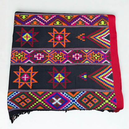 Traditional Kullu Pattu – Grey Base (Pure Merino Wool)