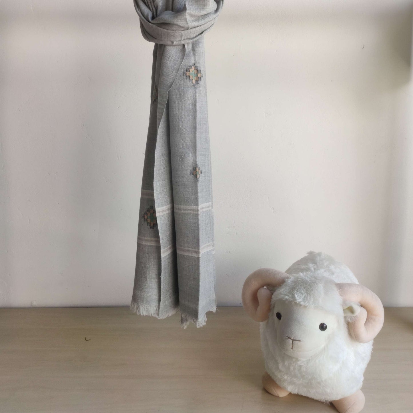 Angora+Merino Wool Shawl