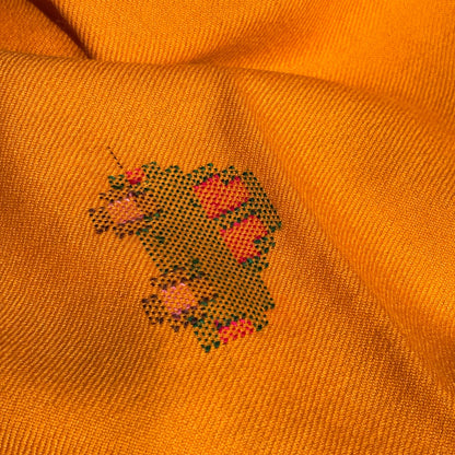 Sunshine Car motif on Poncho 