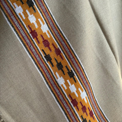 Hand Woven Polywool Kullu Stole Pashmina