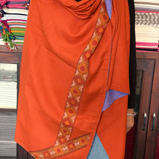 Women Reversible Capes with Kullu Border
