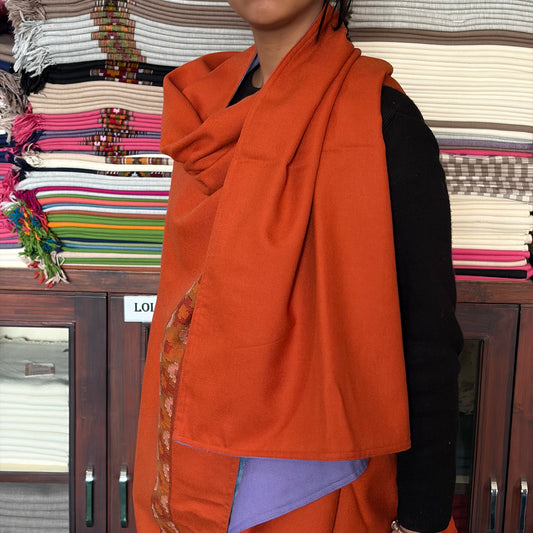 Women Reversible Capes with Kullu Border