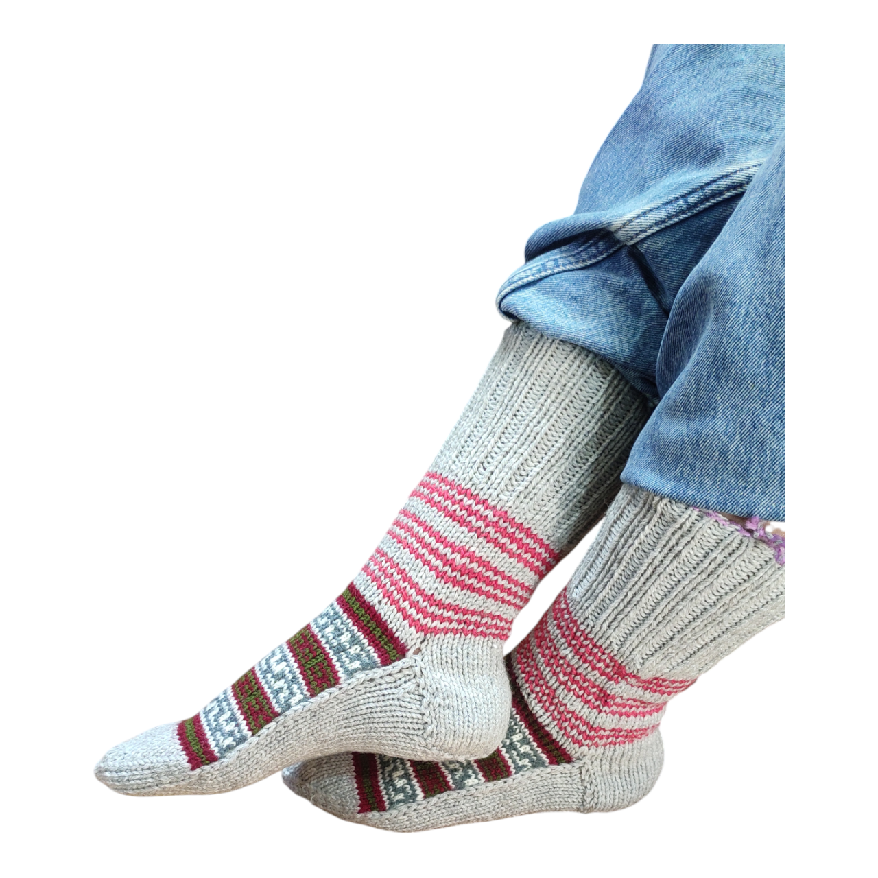 merino wool socks - Grey