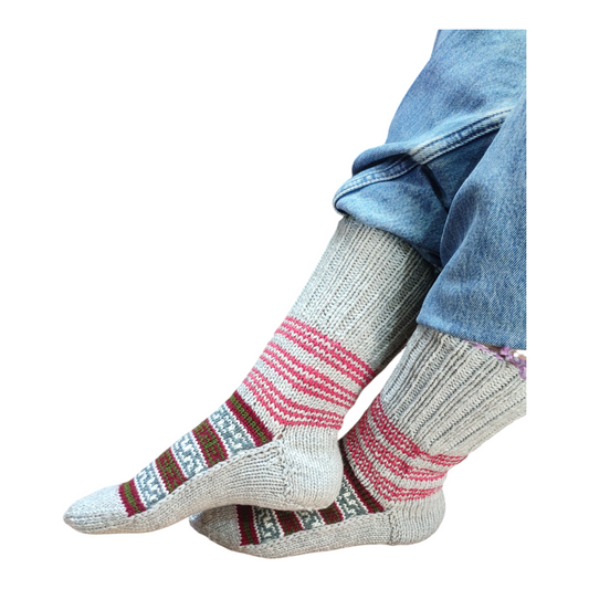 merino wool socks - Grey