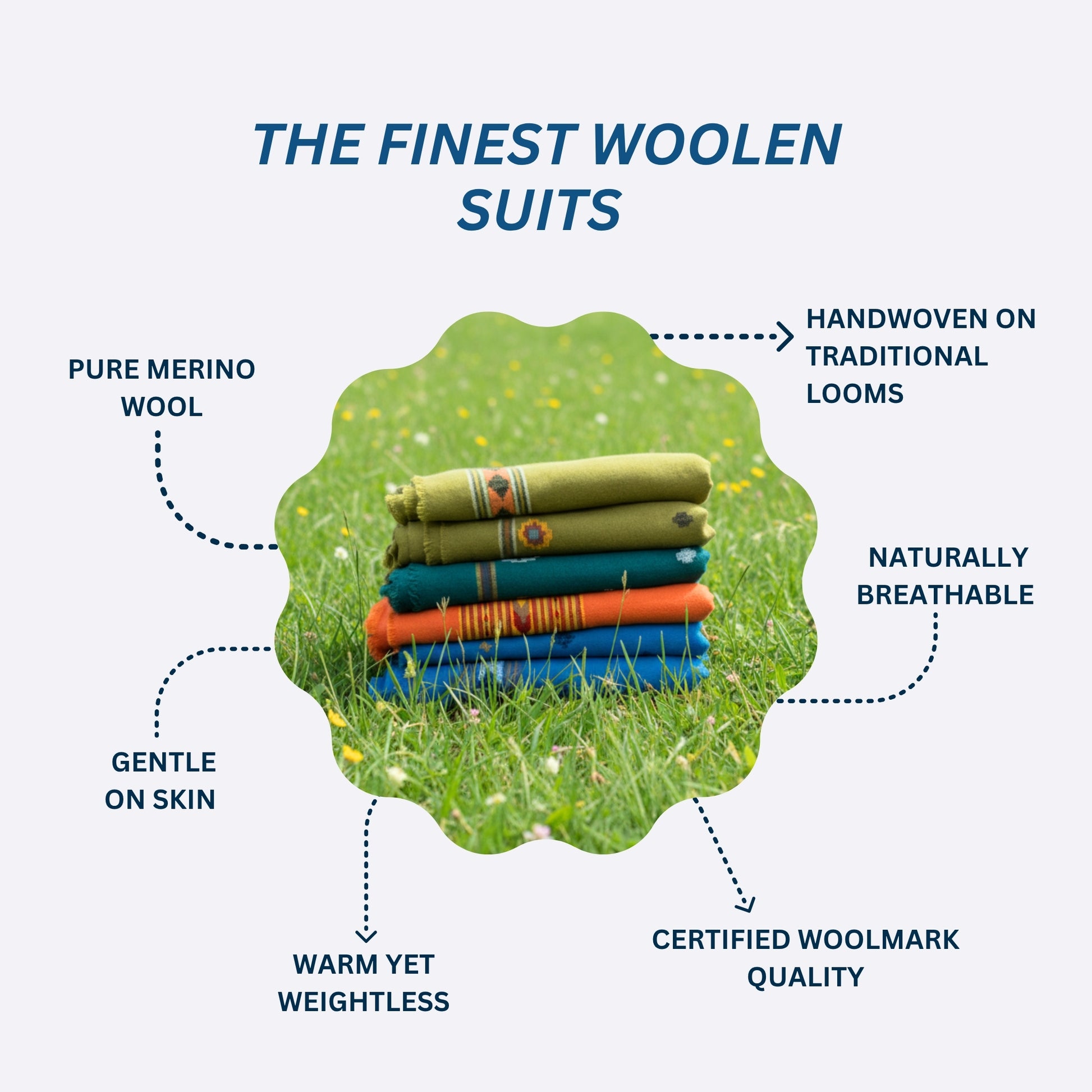 Women’s woolen suit made from 100% Merino wool – cozy and stylish winter outfit.