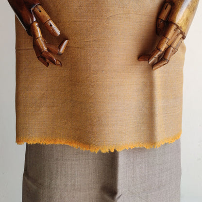 Women's winter suit with stole(Mustard)