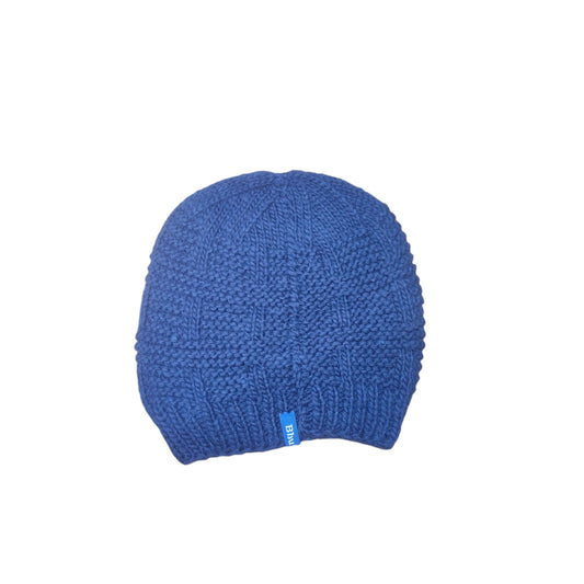 Angora + Wool Blue Beanie - Bhuttico Shawls