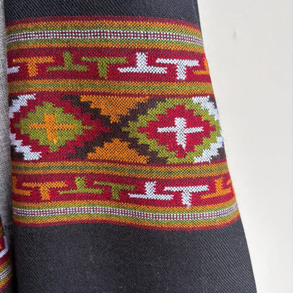 Hand Woven Pure Merino Wool Kullu Shawl