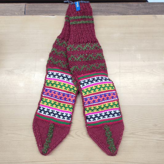 Bhuttico's Cashmilon Socks – Maroon
