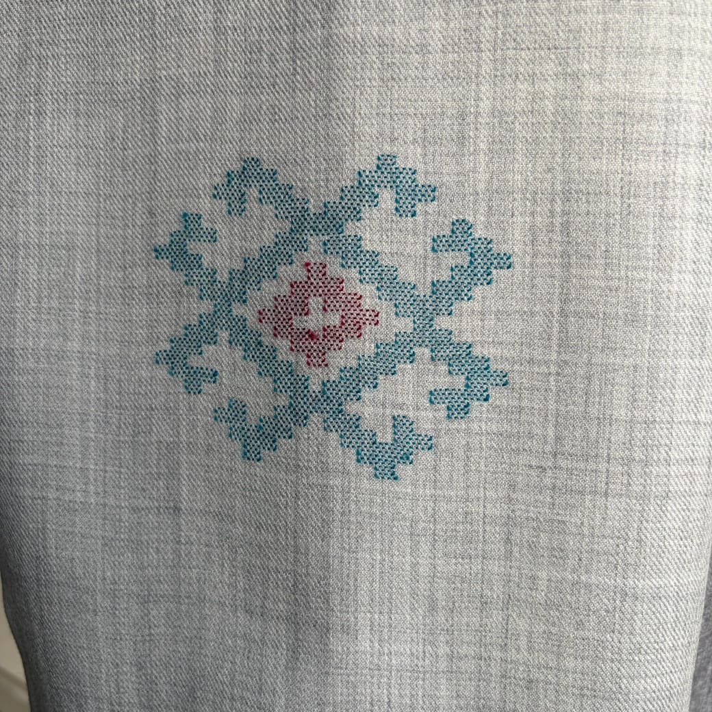 Hand Woven Pure Merino Wool Kullu Stole