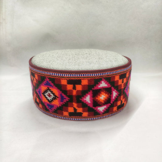 Colorful Traditional Typical Himachali Cap - Bhuttico Shawls