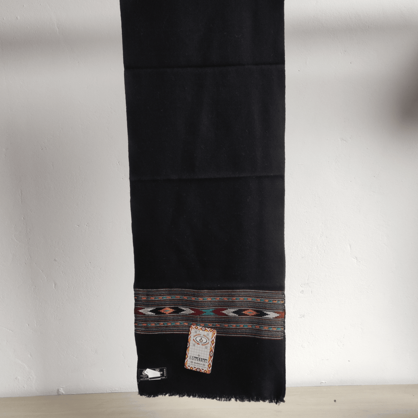 Hand Woven Pollywool Muffler - Bhuttico Shawls