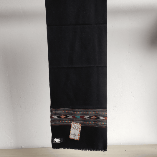 Hand Woven Pollywool Muffler - Bhuttico Shawls