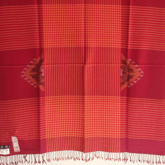 Hand Woven Pure Merino Wool Kullu Shawl - Bhuttico Shawls