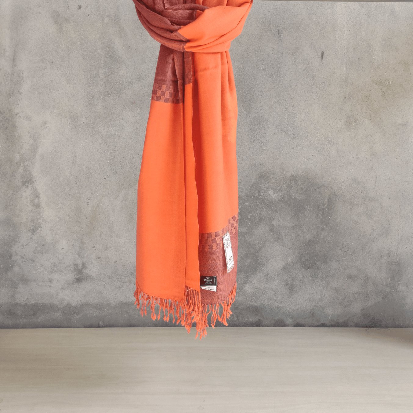 Hand Woven Pure Merino Wool Kullu Shawl - Bhuttico Shawls