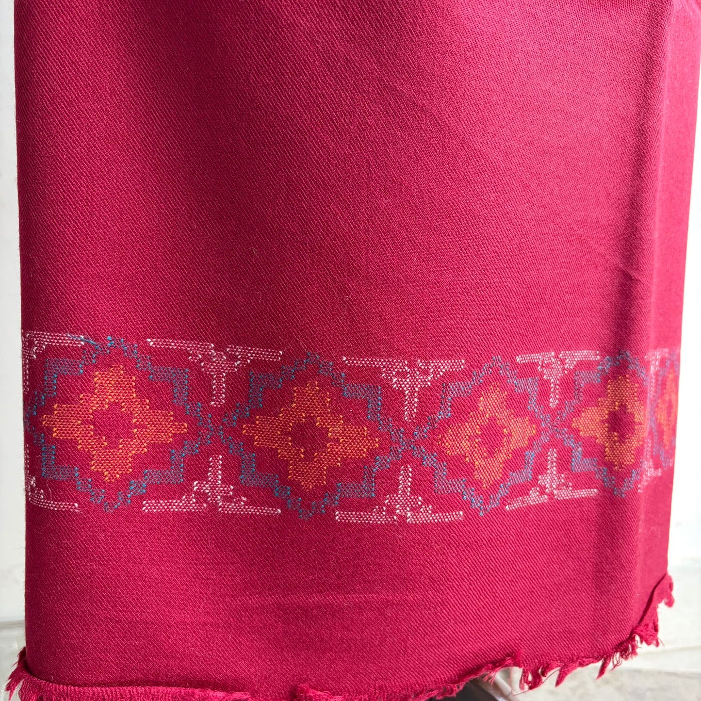 Bhuttico Women’s Merino Woolen Suit Set – Maroon