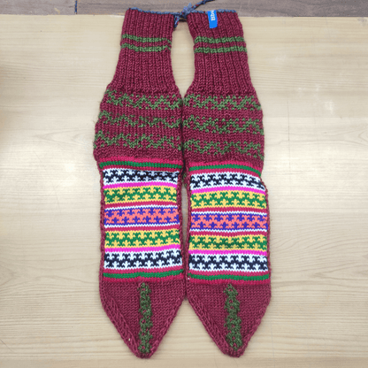 Bhuttico's Cashmilon Socks – Maroon