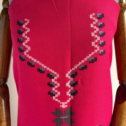 Handloom Women’s Polywool Suit Set without stole (Pink)