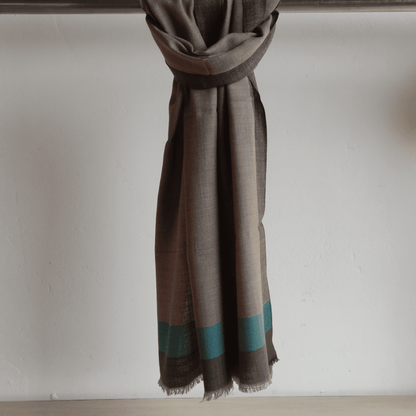 Hand Woven Pure Merino Wool Kullu Stole