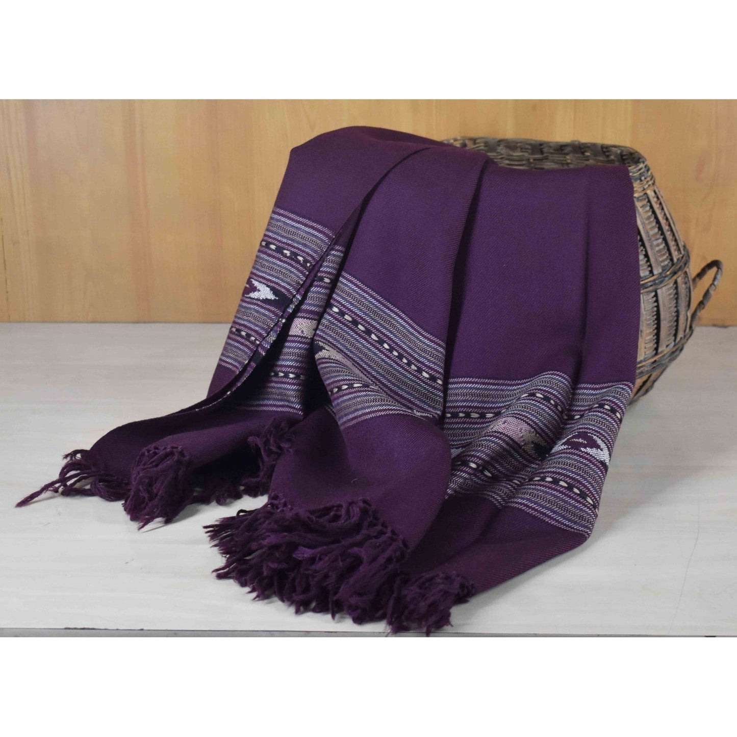 Merino Wool Shawl (Multicolor) - Bhuttico Shawls