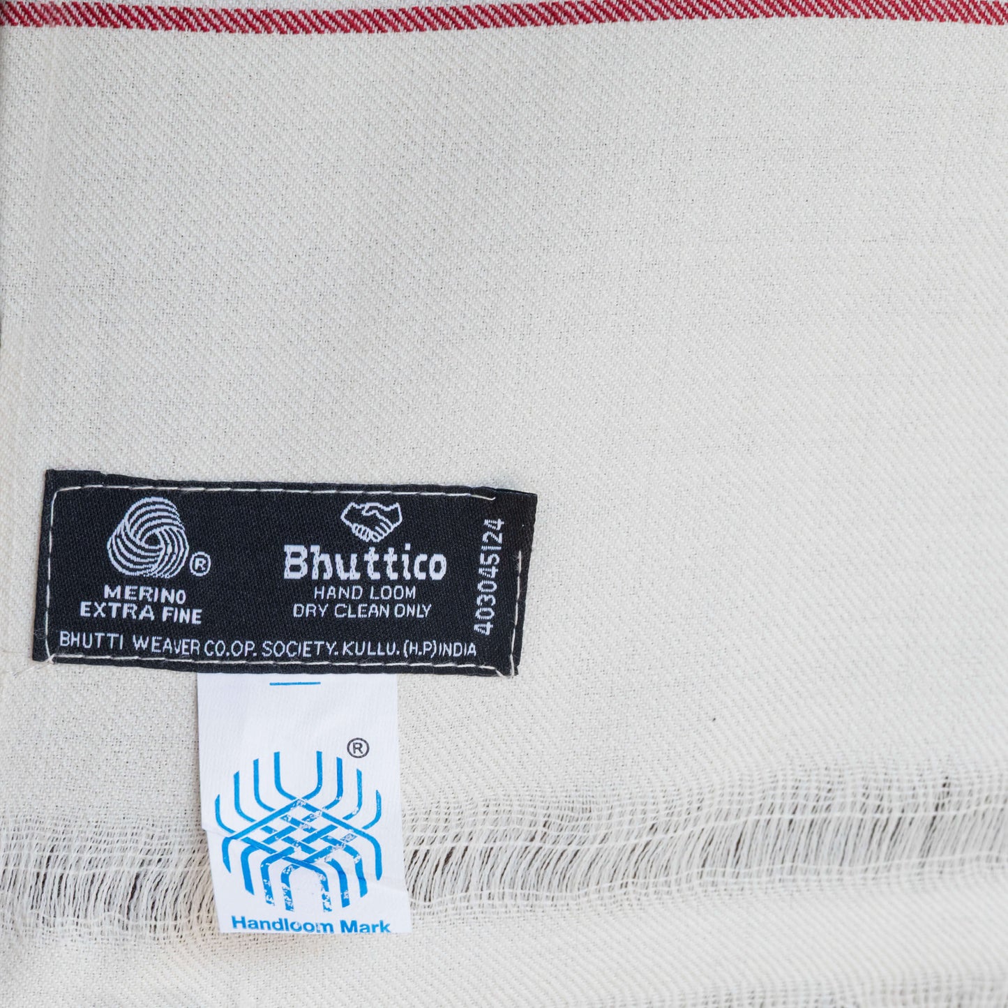Women Merino Wool Stole- Cream