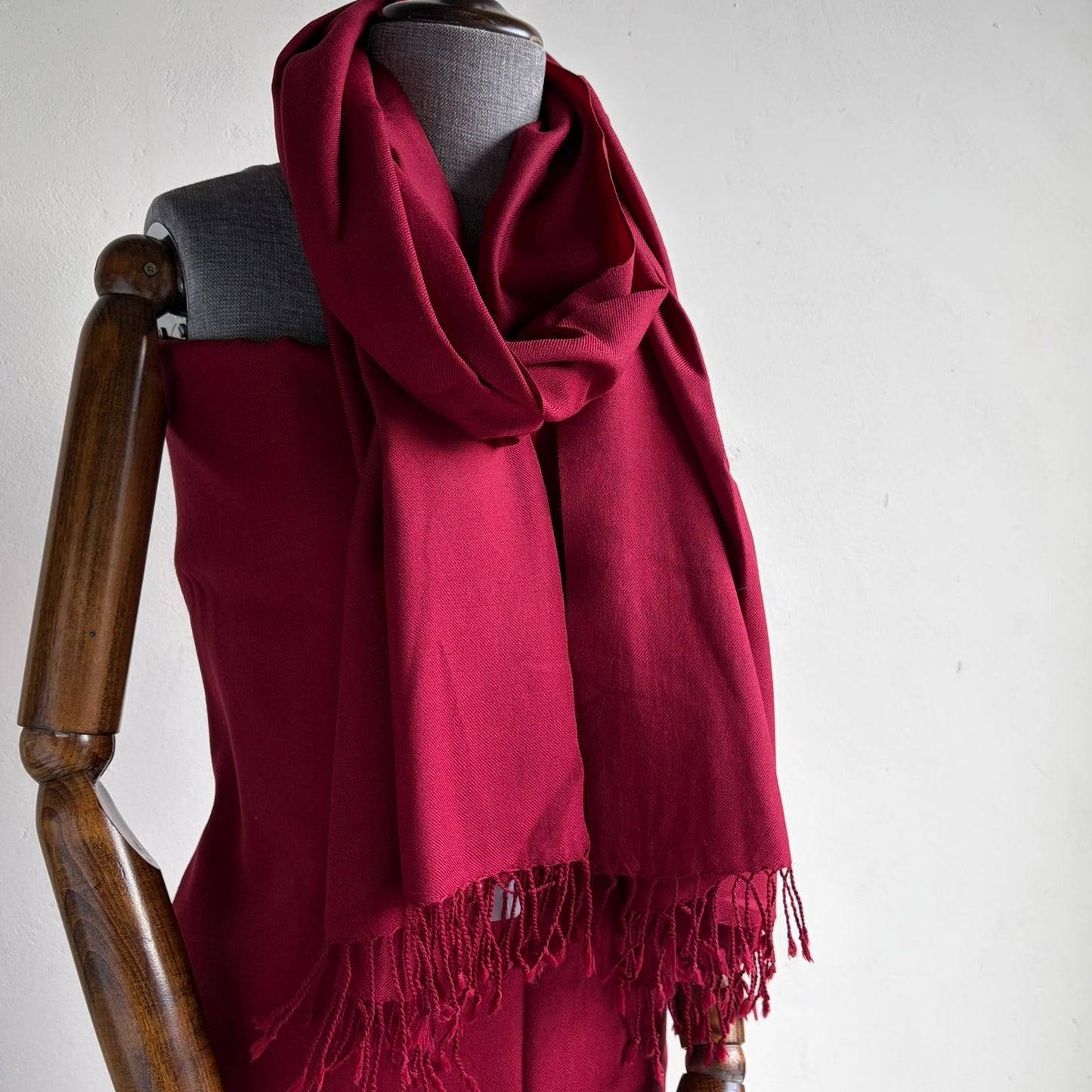 Bhuttico Women’s Merino Woolen Suit Set – Maroon