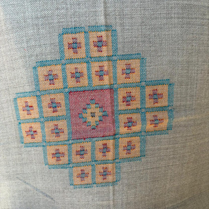 Hand Woven Pure Merino Wool Kullu Stole- Multicolour